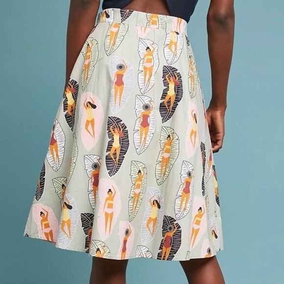 Anthropologie Eva‎ Franco Sunbather Skirt - Picture 2 of 11